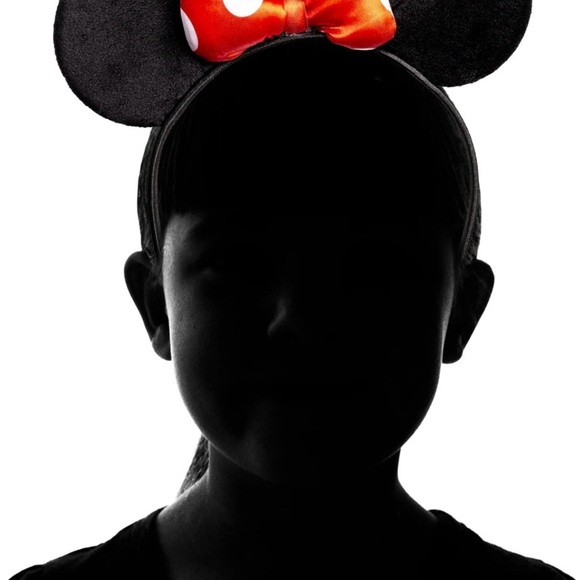 Disney Minnie Mouse Red Polka Dot Bow Ears Headband - Picture 5 of 5